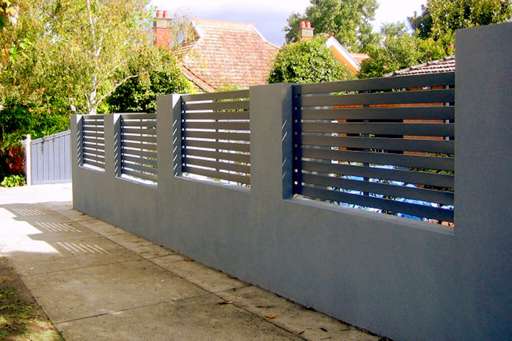 Colorbond Aluminium Slat Fencing